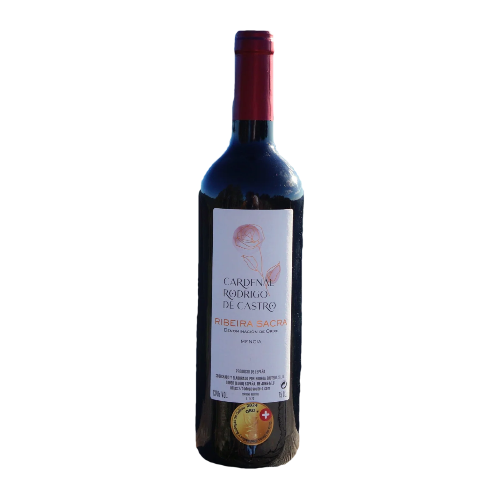 Botella de Cardenal Rodrigo de Castro Tinto 2022