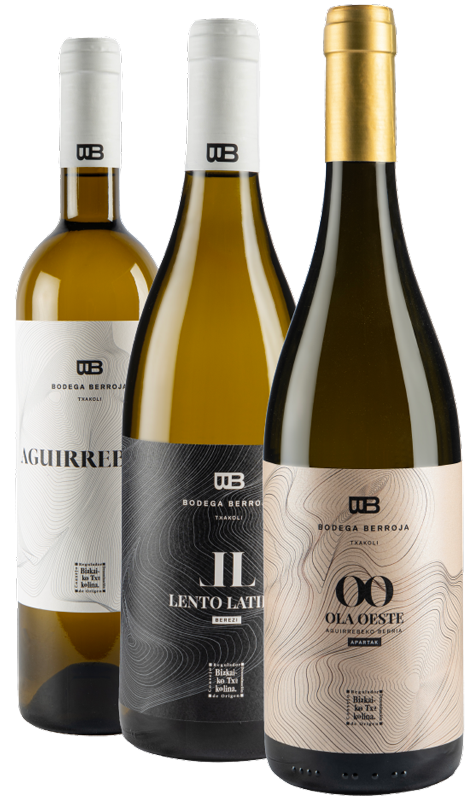 Aguirrebeko, Lento Latido y Ola Oeste de Bodega Berroja